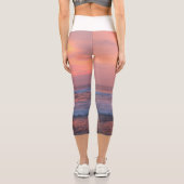 Leggings Capri Soleil sur la mer (Verso)