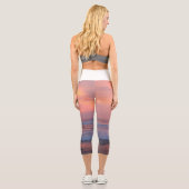 Leggings Capri Soleil sur la mer (Verso)