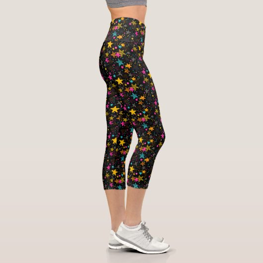 Leggings Capri Souhait Sur Les Étoiles (Droite)