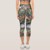 Leggings Capri Sous la série de contes de la mer de fée peinture (Verso)