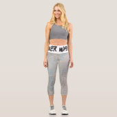 Leggings Capri Spider net inspiré High Waising Capris (Recto)
