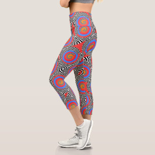 Leggings Capri Spiral Chevron