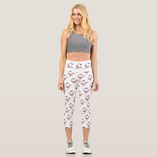 Leggings Capri Splendide néoplasticisme Art Monogramme. Lettre C (Recto)
