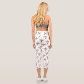 Leggings Capri Splendide néoplasticisme Art Monogramme. Lettre N (Verso)
