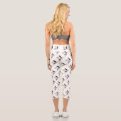 Leggings Capri Splendide néoplasticisme Art Monogramme. Lettre U (Verso)