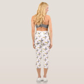 Leggings Capri Splendide néoplasticisme Art Monogramme. Lettre W (Verso)