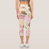 Leggings Capri Splendor d'automne : Motif sans feuille (Verso)