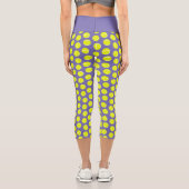 Leggings Capri Sports tennis violet citron jaune servent gagnez l (Verso)