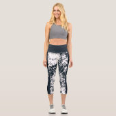 Leggings Capri [spotempo]motif à Cravate noire (Recto)