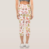 Leggings Capri Squiger Rose or orange et rouille (Verso)