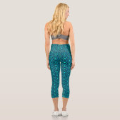 Leggings Capri Starburst bleu (Verso)