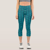 Leggings Capri Starburst bleu (Recto)