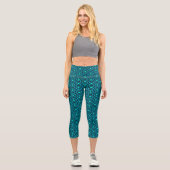 Leggings Capri Starburst bleu (Recto)