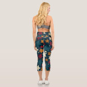 Leggings Capri Starry Night Chaos (Verso)