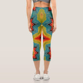 Leggings Capri Stars Tie Dye (Verso)