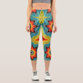 Leggings Capri Stars Tie Dye (Recto)