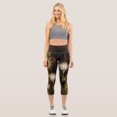 Leggings Capri Steampunk Rusty Background (Recto)