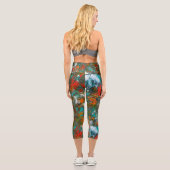 Leggings Capri Studio de ballons des Miami Dolphins Art (Verso)