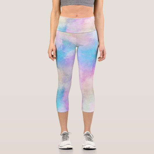 Leggings Capri Style aquarelle (Recto)