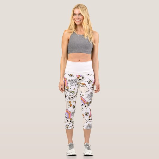 Leggings Capri Style : Capris haut taille (Recto)