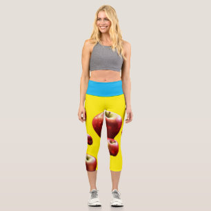 Leggings Capri Style Capris Haut Taille : Cus Capris Haut Taille
