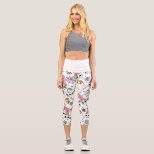 Leggings Capri Style : Capris taille haute