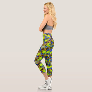 Leggings Capri Style Streetwear Cyberpunk Maximaliste Intégral