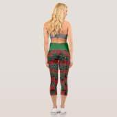 Leggings Capri Stylish high waisted capris for christmas (Verso)