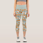 Leggings Capri Stylish steampunk crânes & araignées traînant des  (Recto)