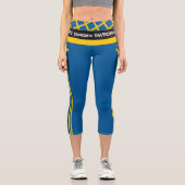 Leggings Capri Suède & Suède Drapeau mode, Fitness, Casquette spo (Recto)