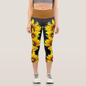 Leggings Capri Sunflower High Waisted Capris (Recto)