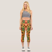 Leggings Capri Sunflowers (Recto)