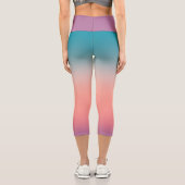 Leggings Capri Sunset Fade Pastel (Verso)