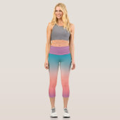 Leggings Capri Sunset Fade Pastel (Recto)