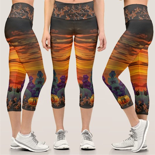 Leggings Capri Sunset Plaza Marina 2584