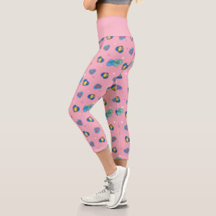 Leggings Capri Supergirl hors de ce monde Retro Graphisme