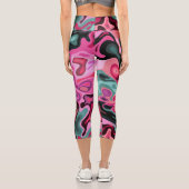 Leggings Capri Surface liquide 5 (Verso)