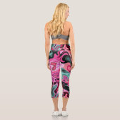 Leggings Capri Surface liquide 5 (Verso)