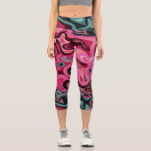 Leggings Capri Surface liquide 5 (Recto)