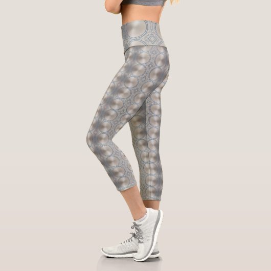 Leggings Capri surfer argenté (Gauche)