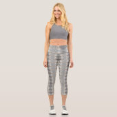 Leggings Capri surfer argenté (Recto)