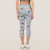 Leggings Capri Sushi Blue (Verso)