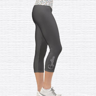 Leggings Capri Symbole bole botanique Om Hauteur Capri Haut Taill