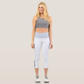 Leggings Capri Symbole Ciel & Nuages Om Hauteur Capri Haute Taill (Recto)