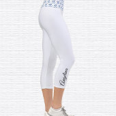Leggings Capri Symbole Ciel & Nuages Om Hauteur Capri Haute Taill
