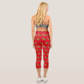 Leggings Capri SYMBOLE D'Astrologie Zodiac Tiger Cute (Verso)