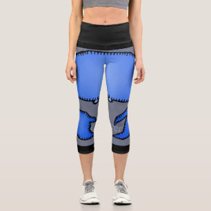 Leggings Capri SYMBOLE D'Astrologie Zodiaque Cancer Anniversaire