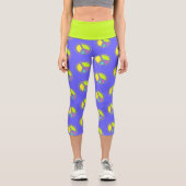 Leggings Capri Symbole PAIX avec des couleurs remplies (Recto)