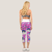 Leggings Capri System Error: Retro Nerd Aesthetics (Verso)