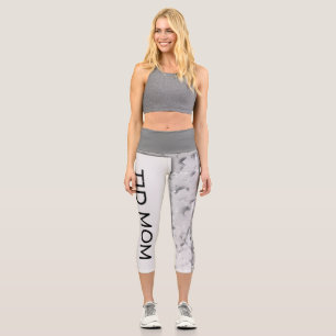 Leggings Capri T1D Maman Haute taille Yoga Capris